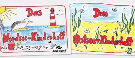 Nordsee und Ostsee Kinderhefte Illustration